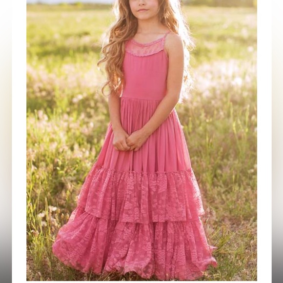 Blush Pink Maxi Dress - Picture 1 of 9